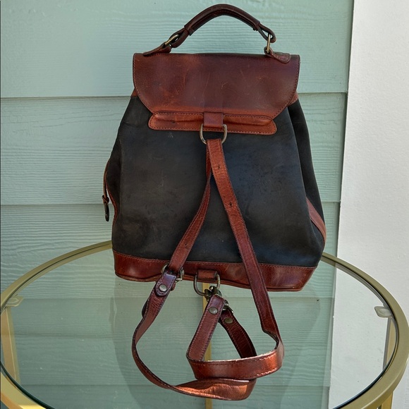 Timberland Vintage RARE Leather backpack - Picture 3 of 17
